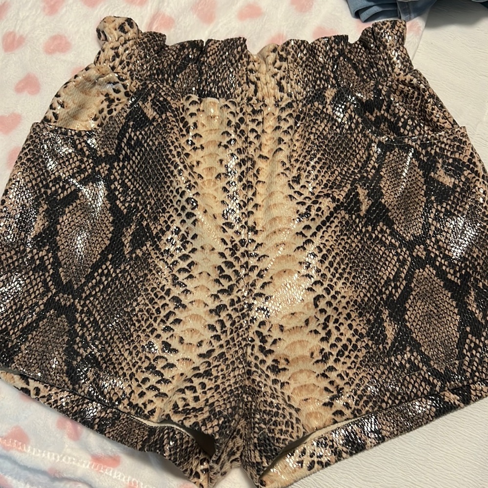 Snake print Boutique shorts